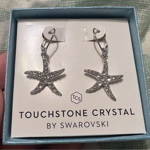 Touchstone Crystal Starfish Earrings
